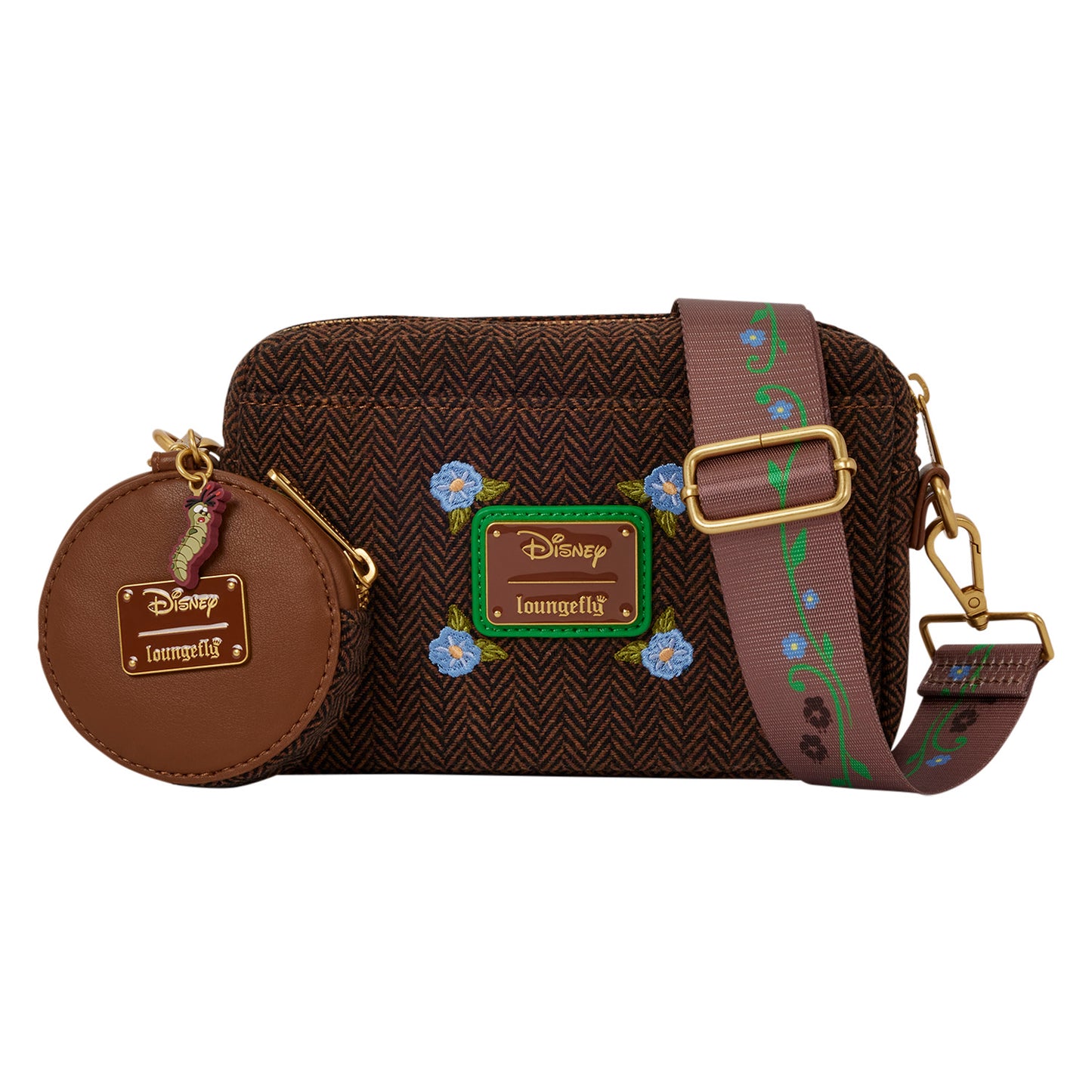 LOUNGEFLY : DISNEY - The Fox & The Hound Tod & Copper Tote Crossbody Bag