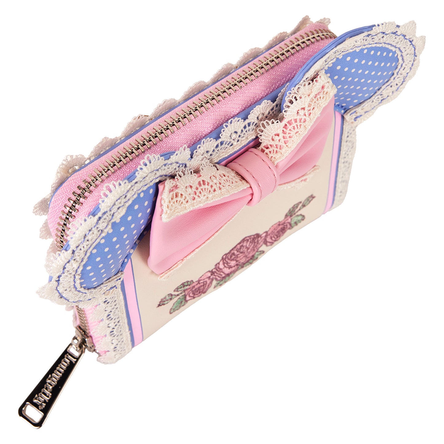 LOUNGEFLY : MINNIE MOUSE - Floral & Lace Ears Purse