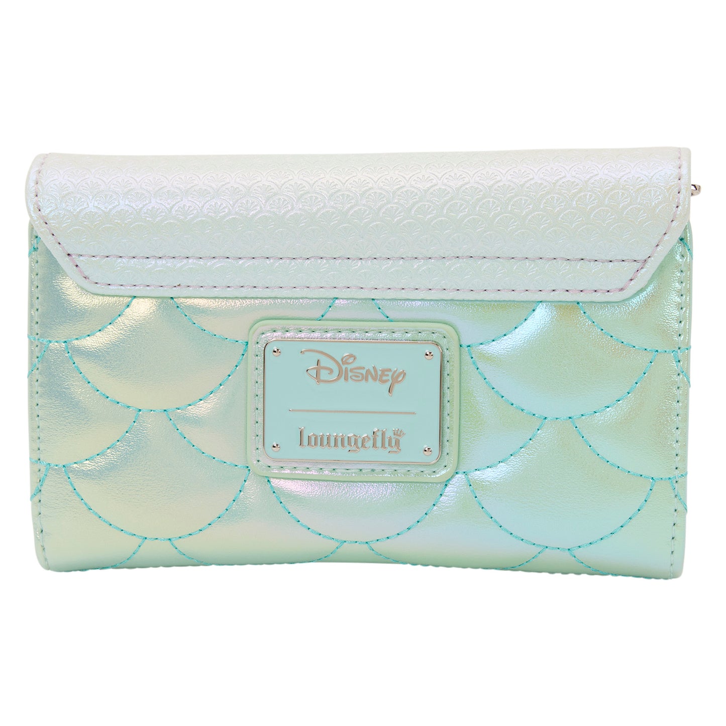 LOUNGEFLY : DISNEY - Little Mermaid Iridescent Pearl Flap Purse