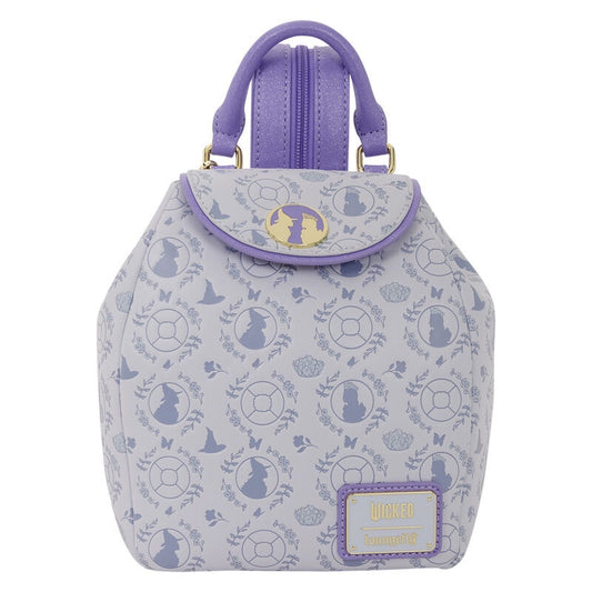 LOUNGEFLY : WICKED - All-Over Print Micro Mini Backpack