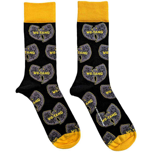 WU-TANG CLAN - Grey Logo Socks (7-11)