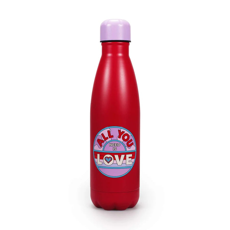 BEATLES - All You Need Is Love Metal Water Bottle