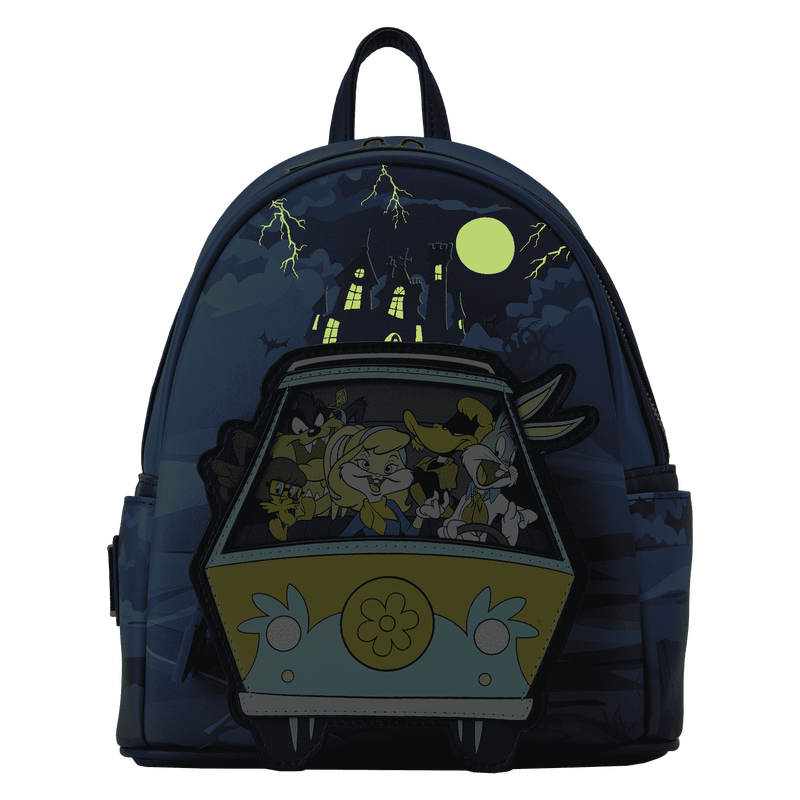 LOUNGEFLY : WARNER BROTHERS - 100th Anniversary Looney Tunes & Scooby Doo Mashup Mini Backpack