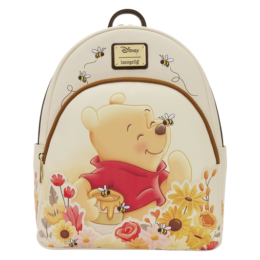 LOUNGEFLY : DISNEY - Winnie The Pooh Bees & Flowers Mini Backpack