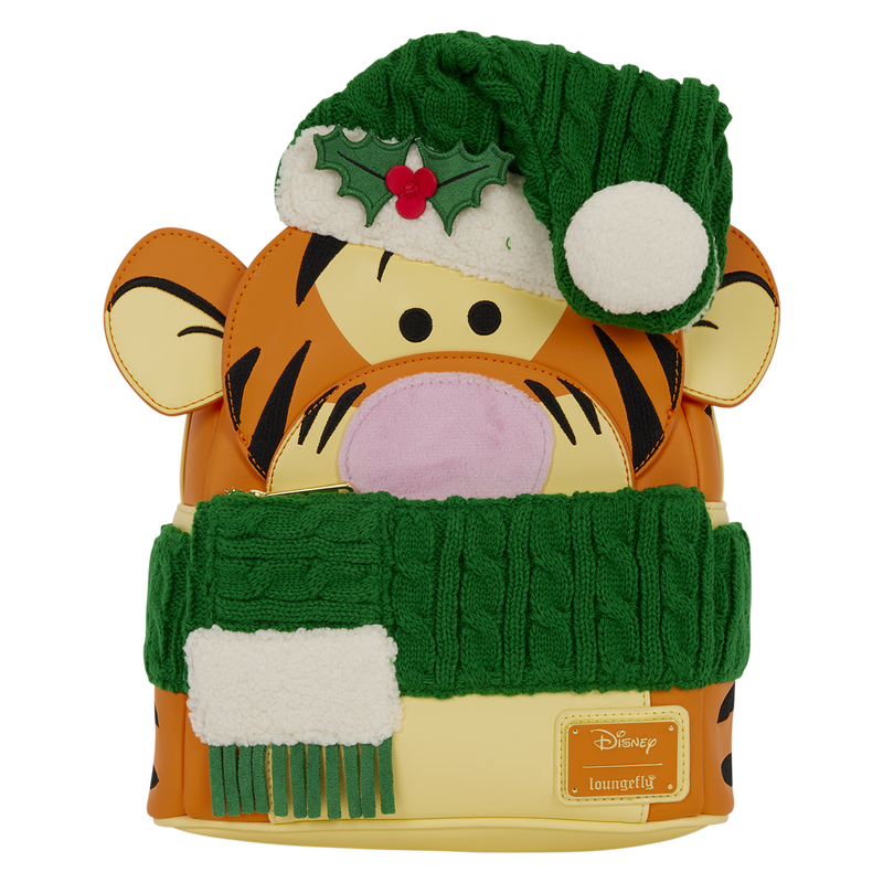 LOUNGEFLY : DISNEY - Winnie The Pooh Tigger Holiday Mini Backpack