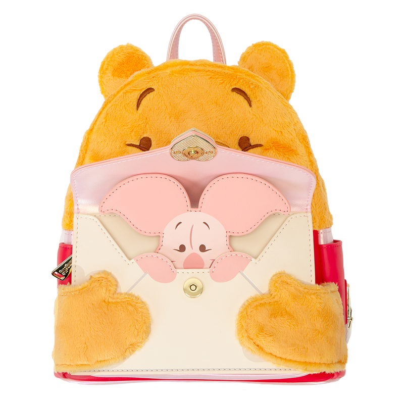 LOUNGEFLY : DISNEY - Winnie The Pooh & Piglet Love Letter Cosplay Mini Backpack