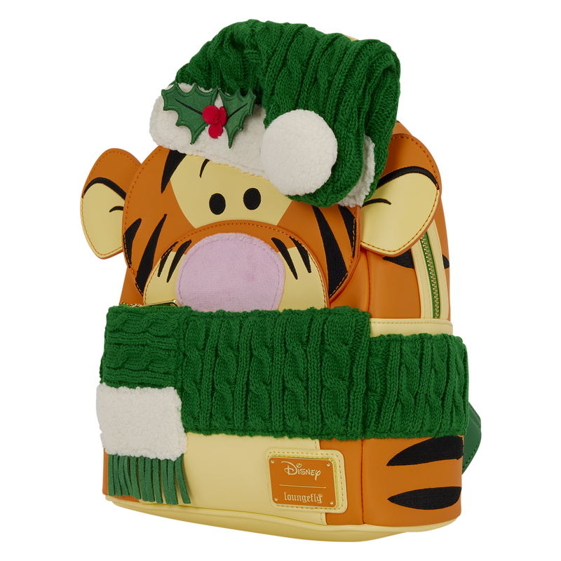 LOUNGEFLY : DISNEY - Winnie The Pooh Tigger Holiday Mini Backpack
