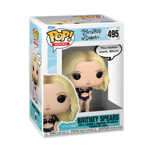 BRITNEY SPEARS - Britney Spears “You better work, B!tch!”) #495 Funko Pop! Sayings