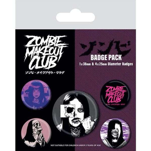 ZOMBIE MAKEOUT CLUB - Dead Badge Pack
