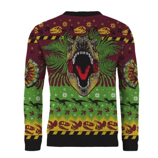 Jurassic park top sweater christmas