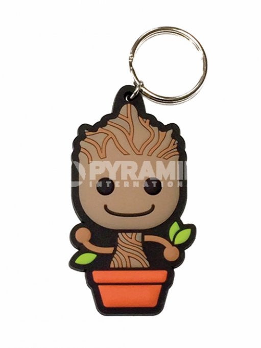 GUARDIANS OF THE GALAXY - Baby Groot Rubber Keyring