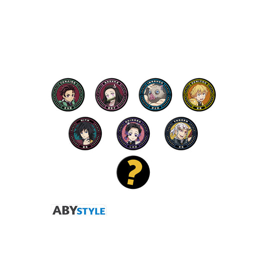 DEMON SLAYER - Button Badge Bling Bag (1)