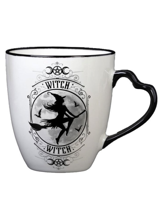 ALCHEMY - Witch Fine Bone China Mug With Heart Handle