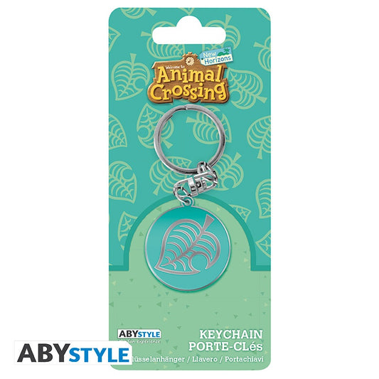 ANIMAL CROSSING - Leaf Logo Keyring