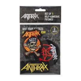 ANTHRAX - 3-Pack Of Patches