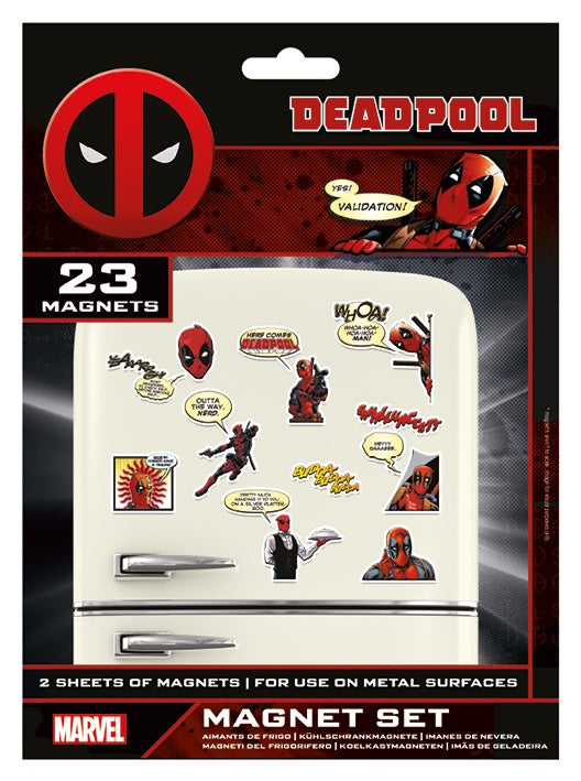 MARVEL - Deadpool Comic Magnet Set