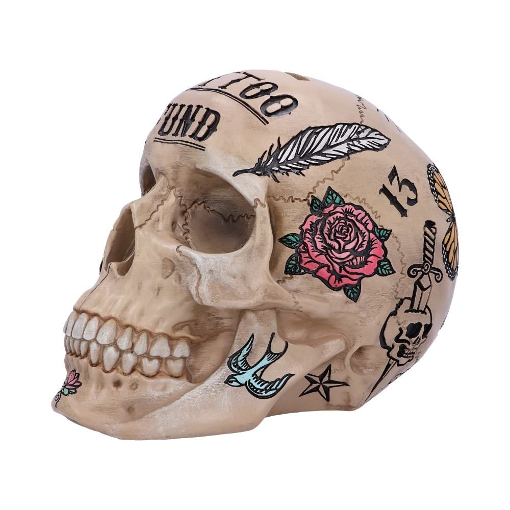 NEMESIS NOW - Tattoo Fund Skull Money Bank