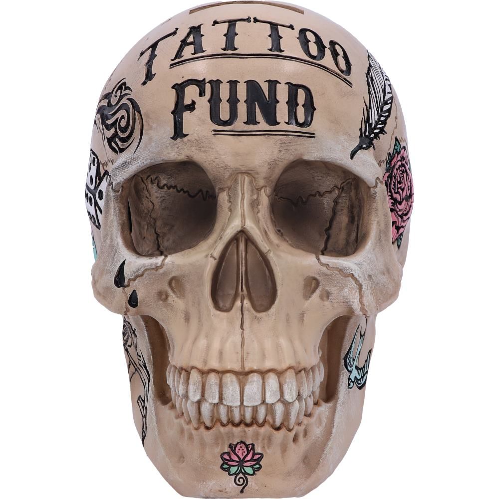 NEMESIS NOW - Tattoo Fund Skull Money Bank
