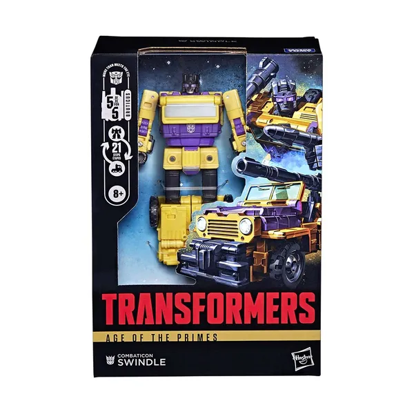 TRANSFORMERS - Age of the Primes Voyager Class Combaticon Swindle Hasbro Action Figure
