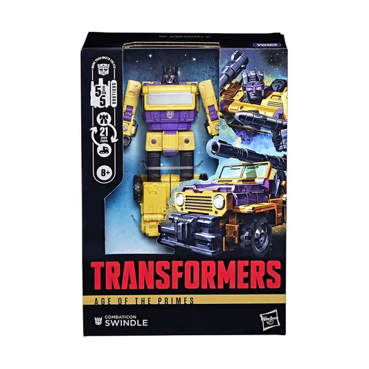 TRANSFORMERS - Age of the Primes Voyager Class Combaticon Swindle Hasbro Action Figure