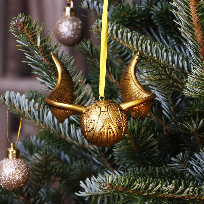 HARRY POTTER - Golden Snitch Christmas Decoration