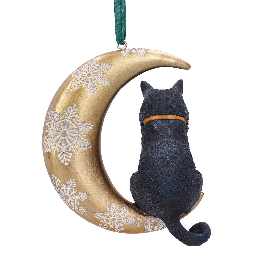 LISA PARKER - Moon Cat Hanging Christmas Decoration