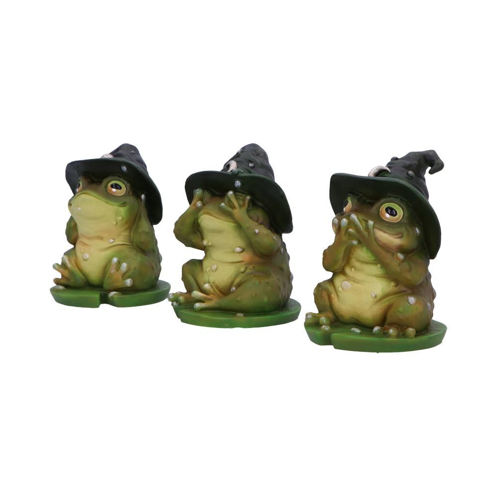 NEMESIS NOW - 3 Wise Toads Figures