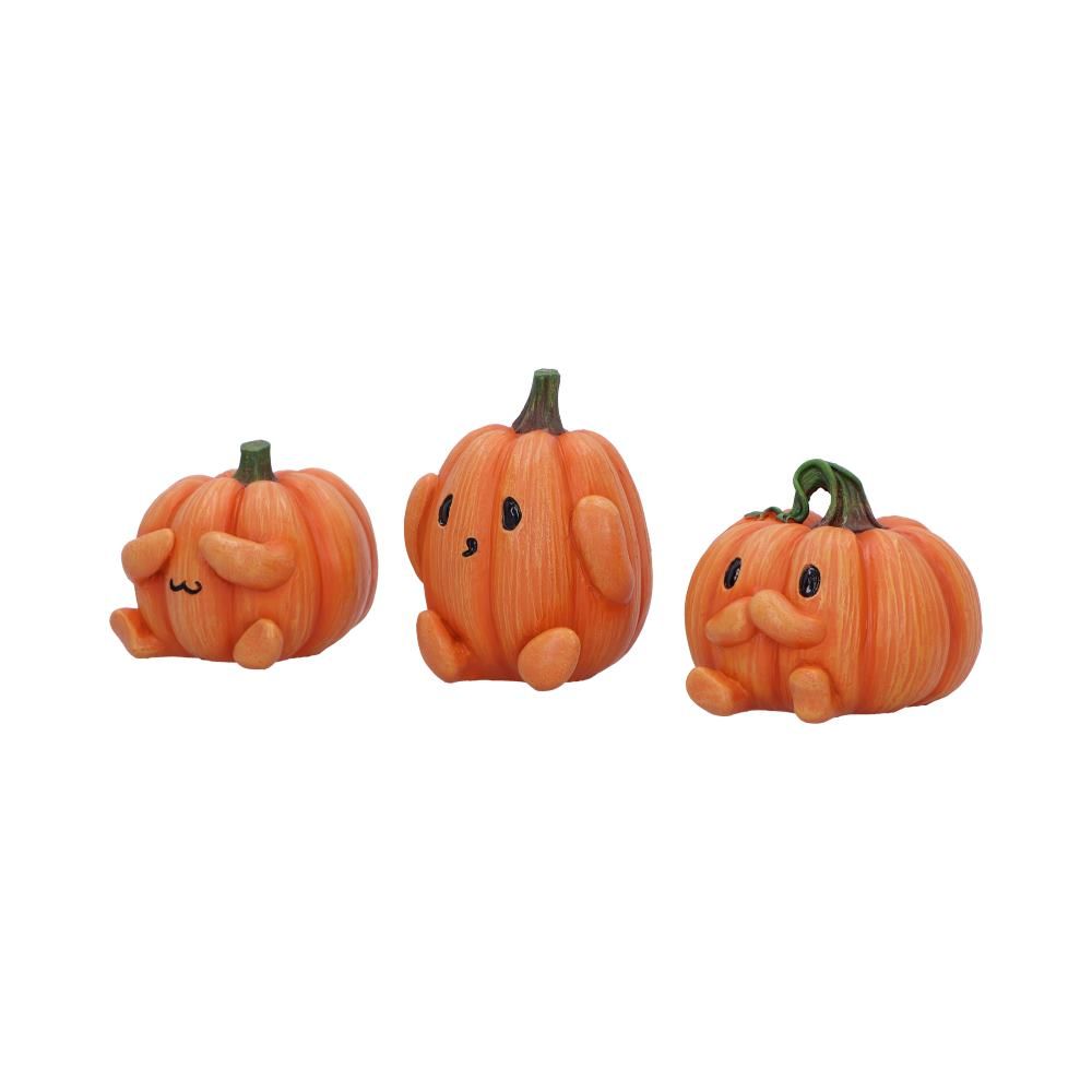 NEMESIS NOW - Three Wise Pumpkins Figures Set