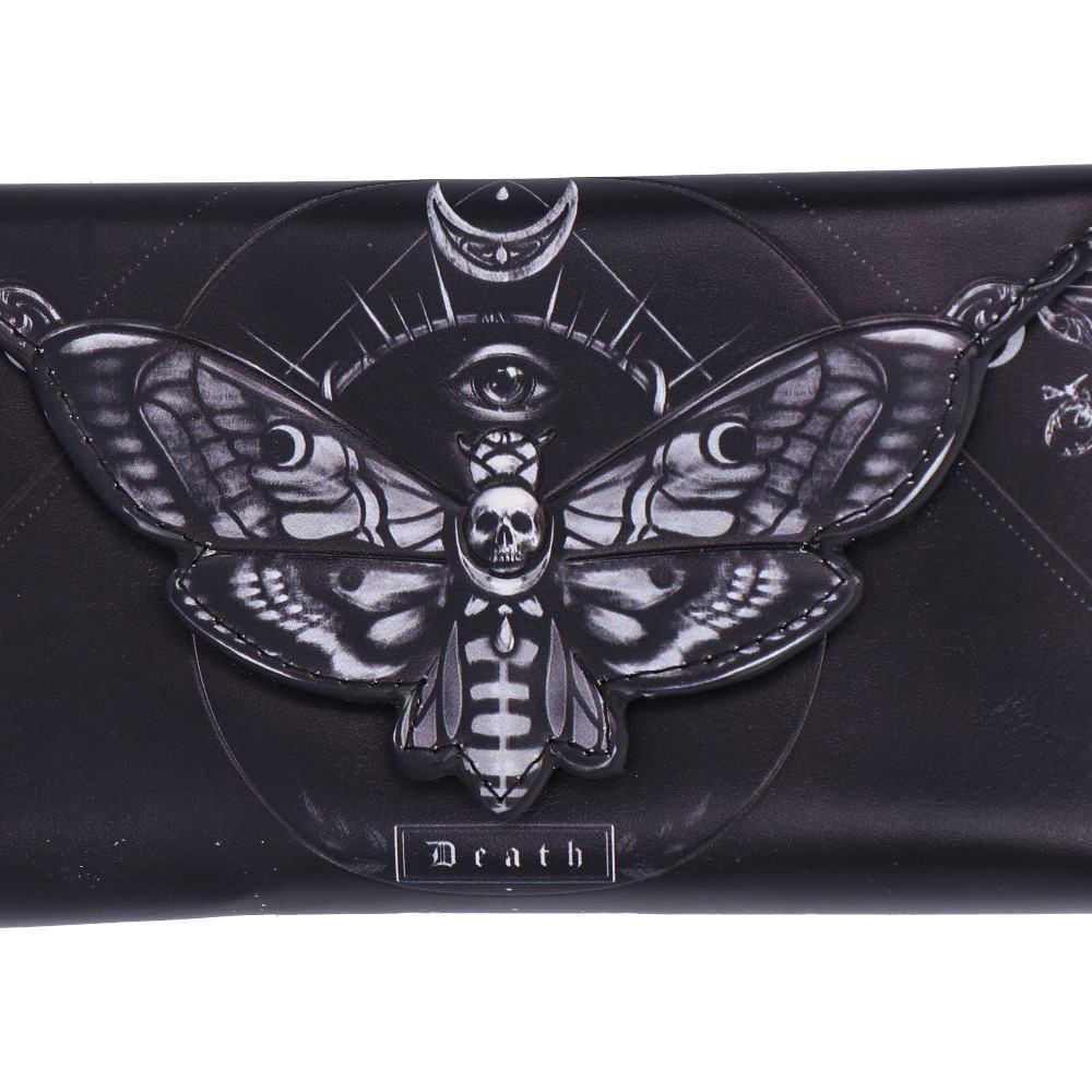 NEMESIS NOW - Death's Head Moth Embossed Purse