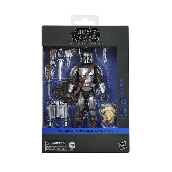 STAR WARS : MANDALORIAN & GROGU - Mandalorian & Grogu Black Series Action Figure