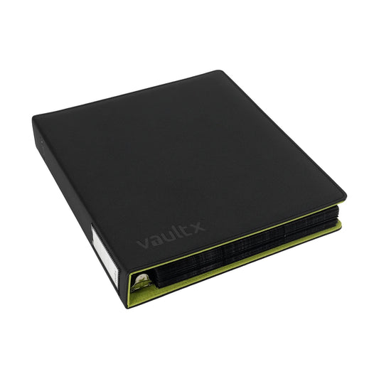 VAULT X - Slim Exo-Tec® Ring Binder - Black/Electric Green