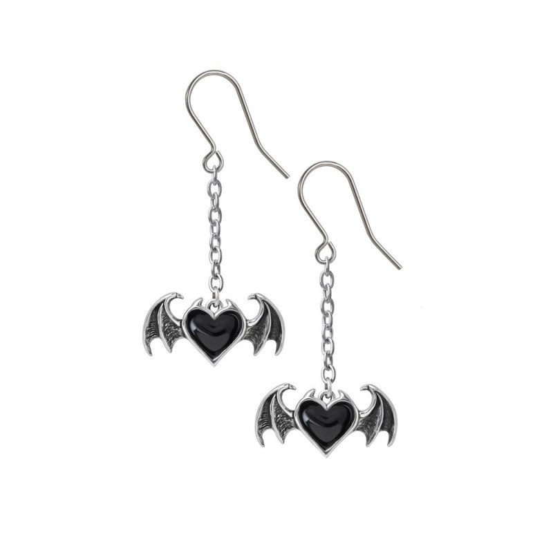 ALCHEMY - Black Soul Dropper Earrings