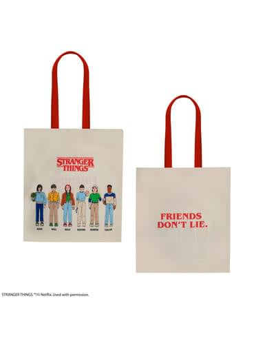 STRANGER THINGS - Friends Don't Lie Tote Bag