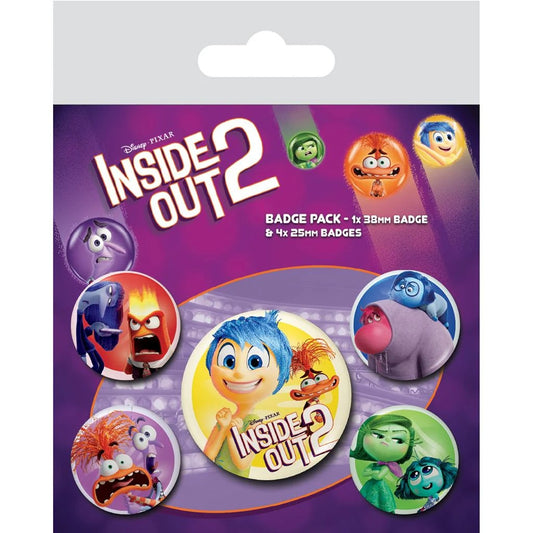 DISNEY : INSIDE OUT 2 - Emotional Duos Badge Pack