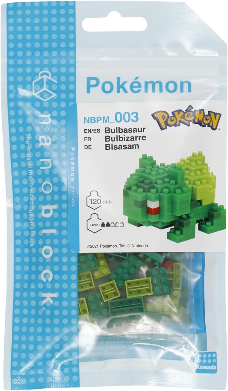 POKEMON - Bulbasaur 003 Nanoblock Pack