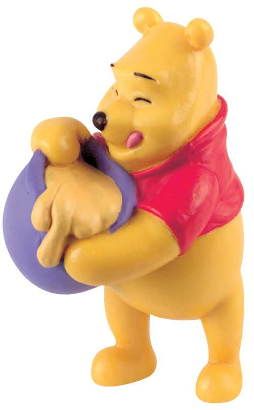 DISNEY : WINNIE THE POOH - Pooh With Honey Pot Bullyland Figure