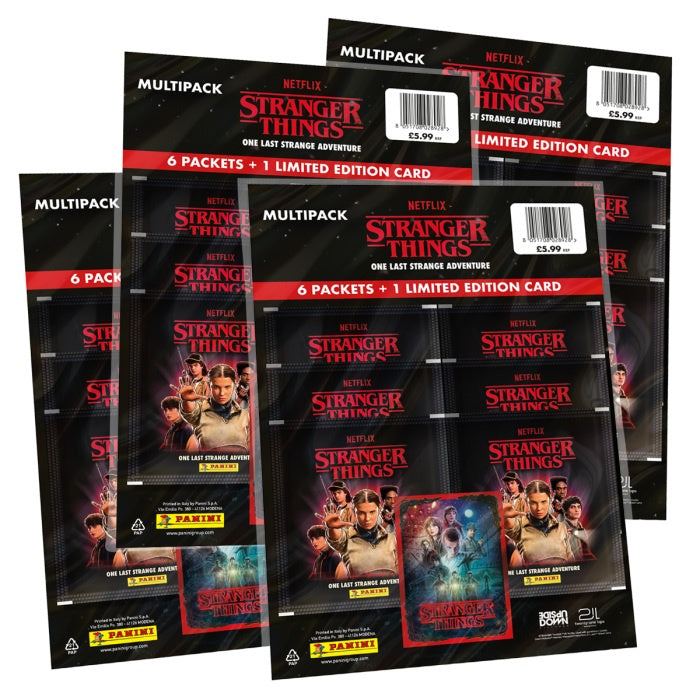 STRANGER THINGS - One Last Strange Adventure Sticker Collection Multipack