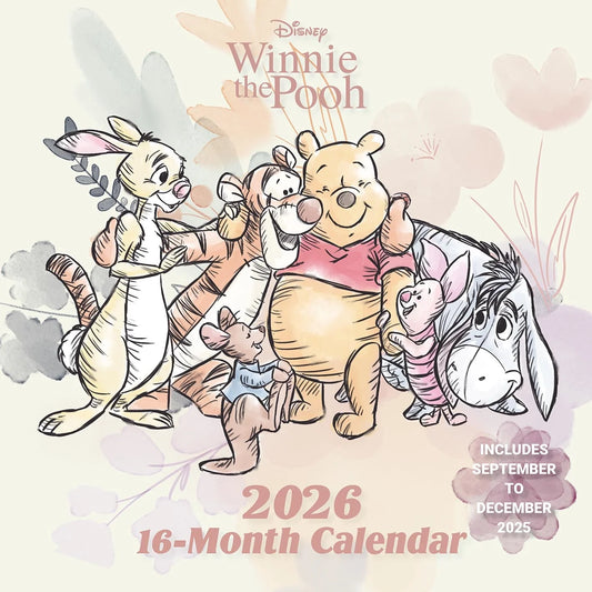 DISNEY : WINNIE THE POOH - 2026 Calendar