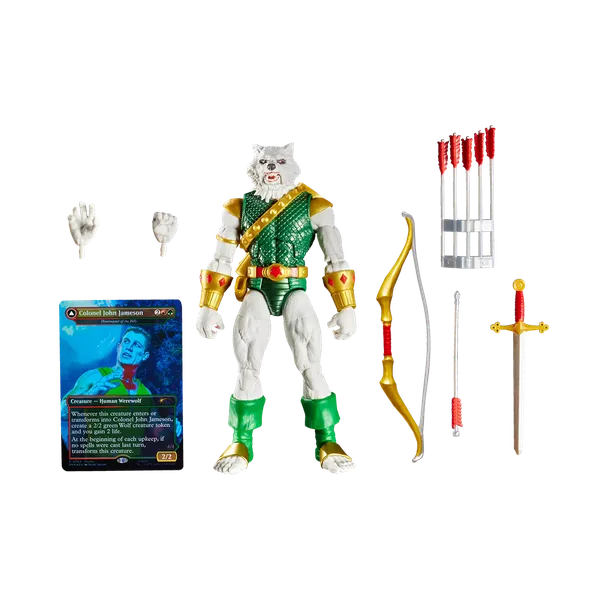 MARVEL : SPIDER-MAN X MAGIC THE GATHERING - Man-Wolf Marvel Legends Hasbro Exclusive Action Figure