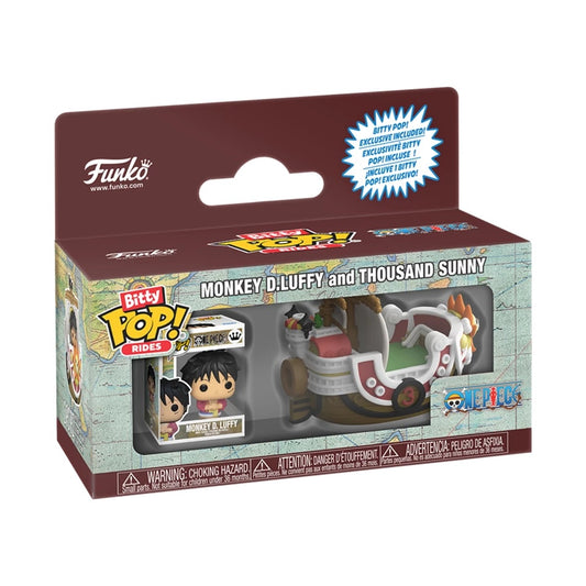 ONE PIECE - Monkey D. Luffy & Thousand Sunny Funko Bitty Pop! Ride