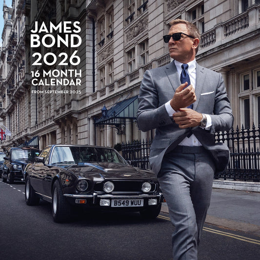 JAMES BOND - 007 Cars 2026 Calendar