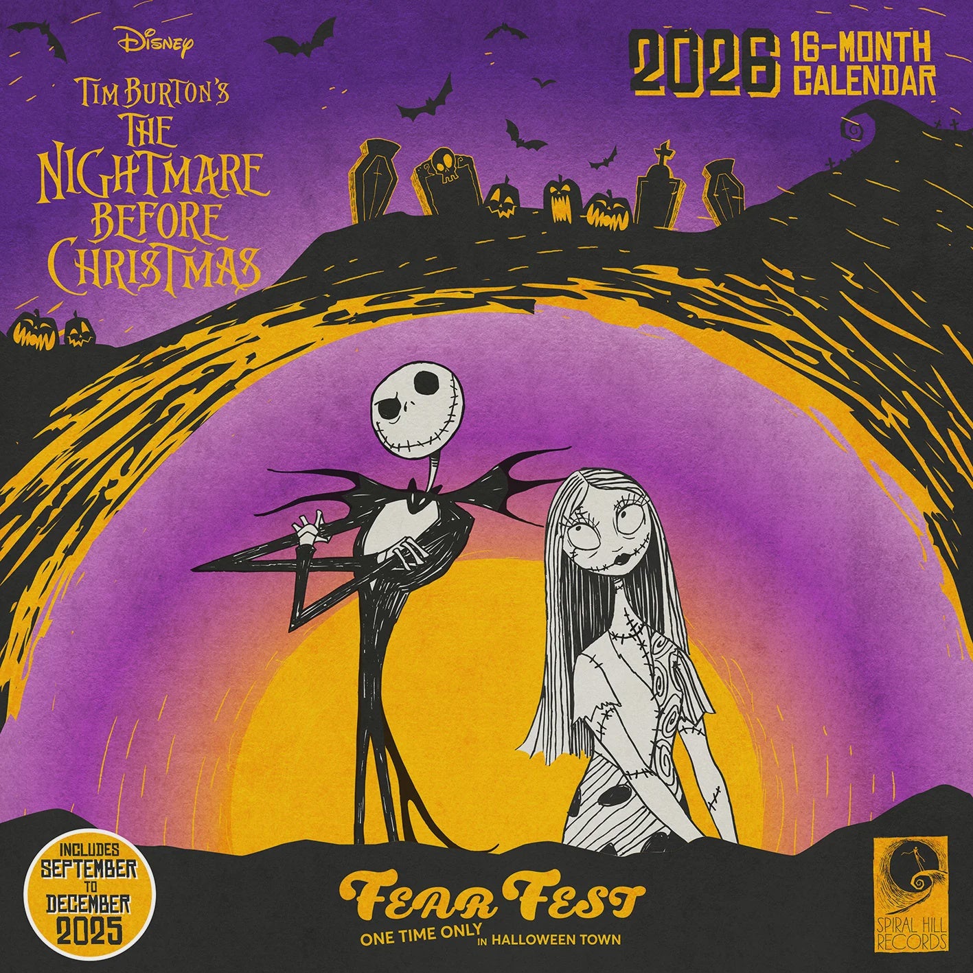 NIGHTMARE BEFORE CHRISTMAS - Fear Fest 2026 Calendar