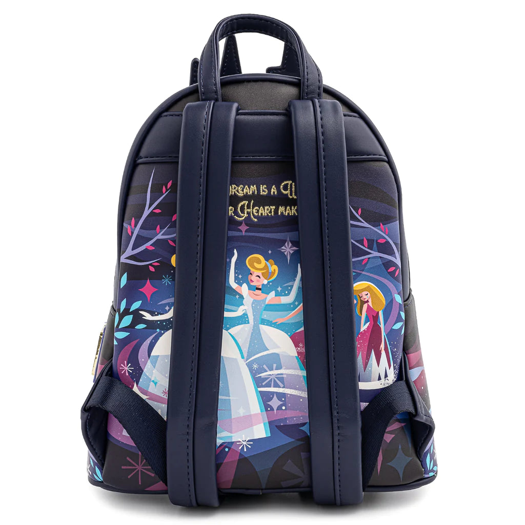 LOUNGEFLY DISNEY Cinderella Castle Mini Backpack Cool Merch