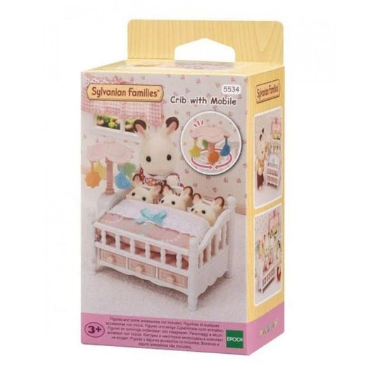 SYLVANIAN FAMILIES - Crib with Mobile Figure Set