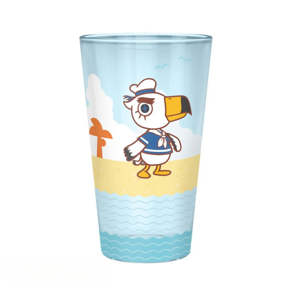 ANIMAL CROSSING - Beach Characters Glass