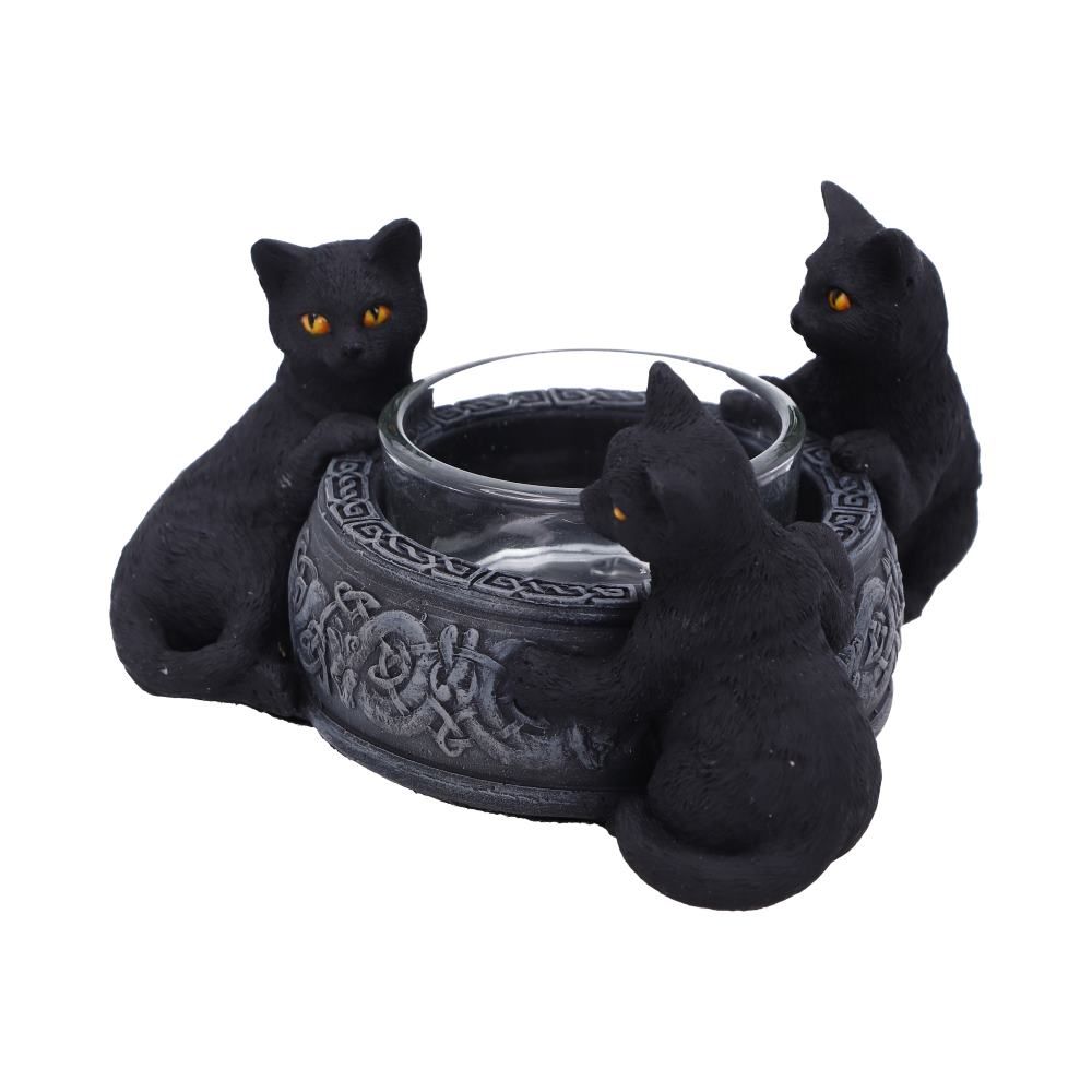 NEMESIS NOW - Familiar Trio Cat Tea Light Holder