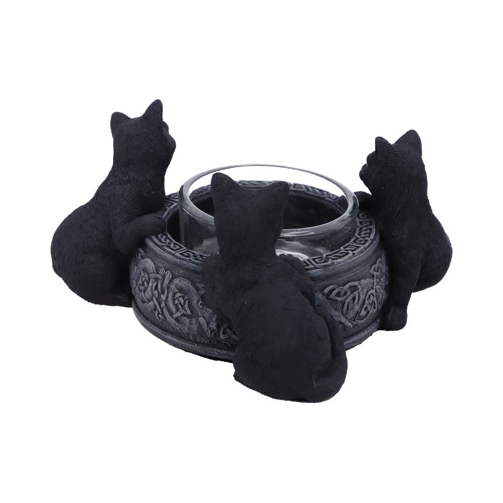 NEMESIS NOW - Familiar Trio Cat Tea Light Holder