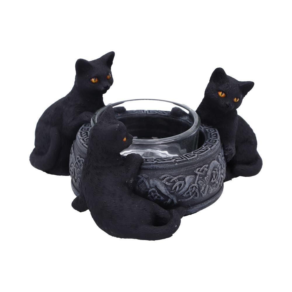 NEMESIS NOW - Familiar Trio Cat Tea Light Holder