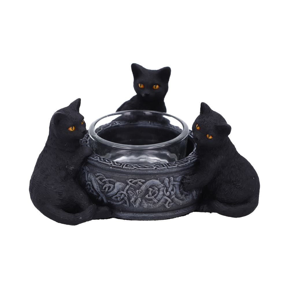 NEMESIS NOW - Familiar Trio Cat Tea Light Holder