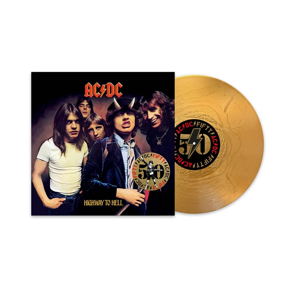 AC/DC - Highway To Hell 50th Anniversary Special Edition Gold Vinyl Album